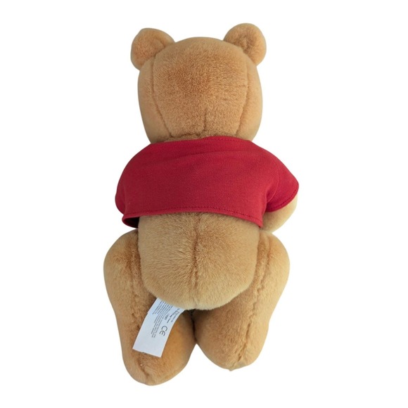 Disney Winnie the Pooh Plush Toy Red Shirt Holding Roses Valentine Birthday Gift - Picture 3 of 4